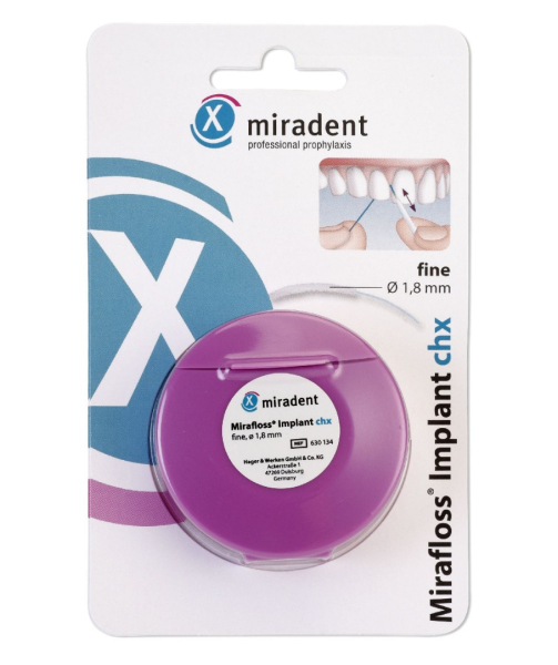 Зубная нить Mirafloss® Implant chx от Miradent