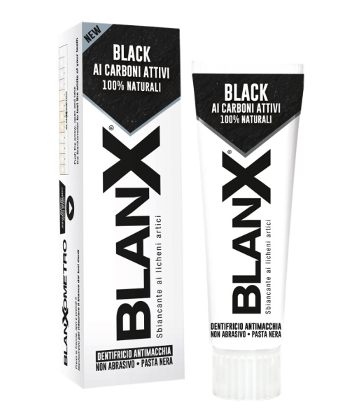 Зубная паста Blanx Black с древесным углём, 75 мл