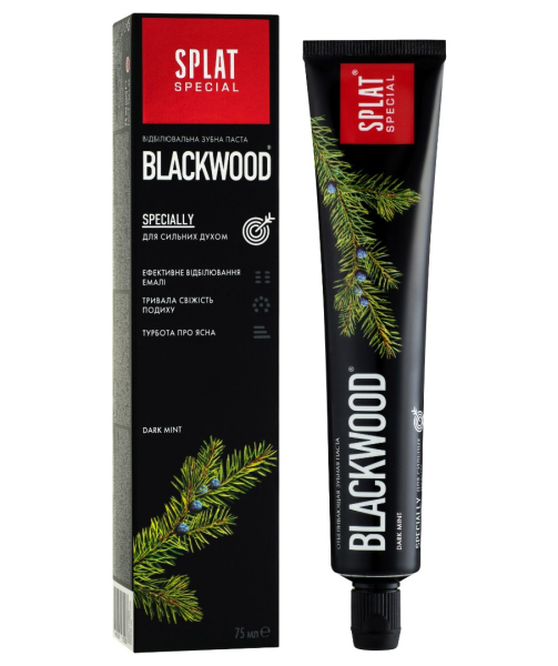 Зубная паста SPLAT Special BLACKWOOD, 75 мл