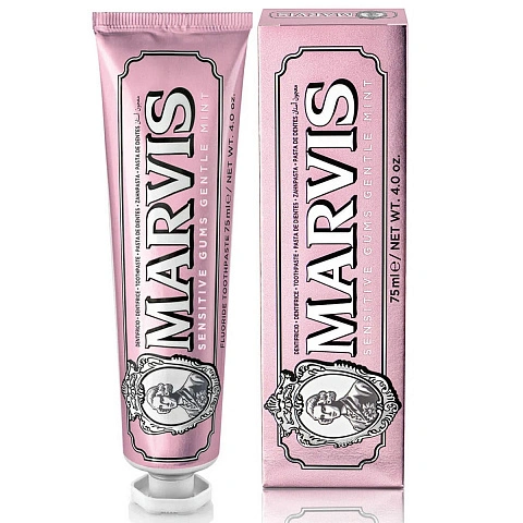 Зубная паста Marvis Sensitive Gums Gentle Mint Для Здоровья Дёсен, 75 мл