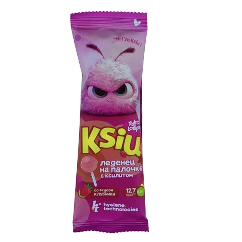Леденец на палочке Xylitol Lollipop Клубника
