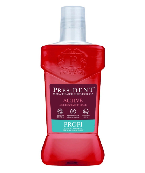 Ополаскиватель для полости рта PROFI Active от President