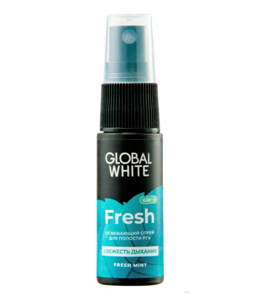 Освежающий спрей Global White Fresh, 15 мл