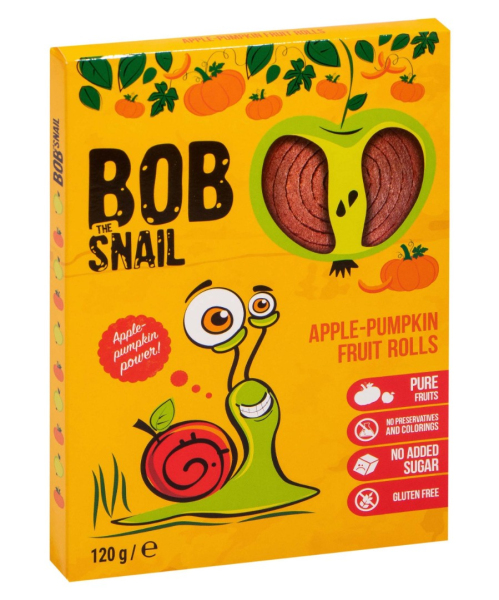 Пастила "яблочно-тыквенная" Bob Snail, 60 г