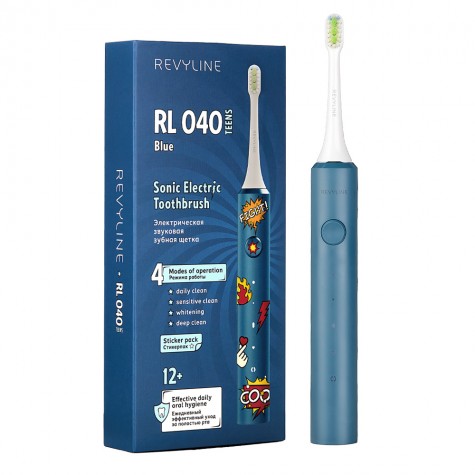 Электрическая зубная щетка Revyline RL 040 Teens, Blue (12+)