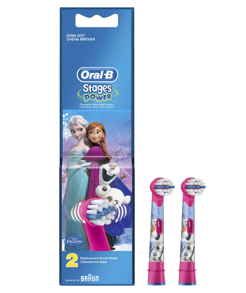 Насадка для зубных щеток Oral-B Stages Power Frozen Kids (2 шт)