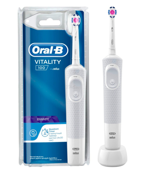 Электрическая зубная щетка Oral-B Vitality 100 3D White