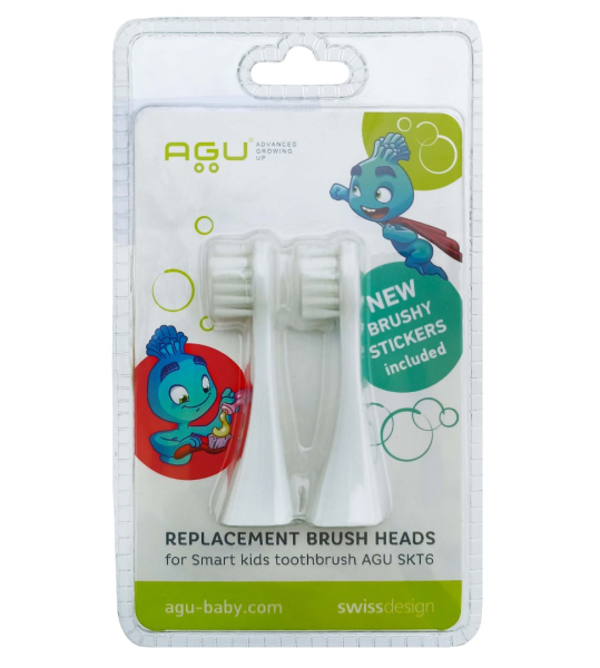 Насадки для детской электрической зубной щетки Agu