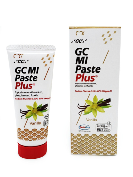 Крем Mi Paste Plus реминерализующий ваниль GC, 35 мл