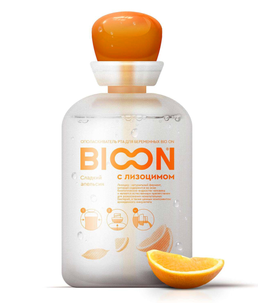 Ополаскиватель для рта Bioon для беременных, сладкий апельсин, 480 мл