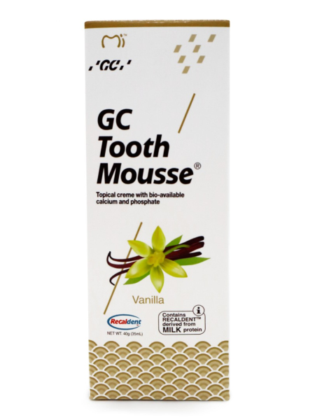 Крем Tooth Mousse реминерализующий ваниль GC, 35 мл