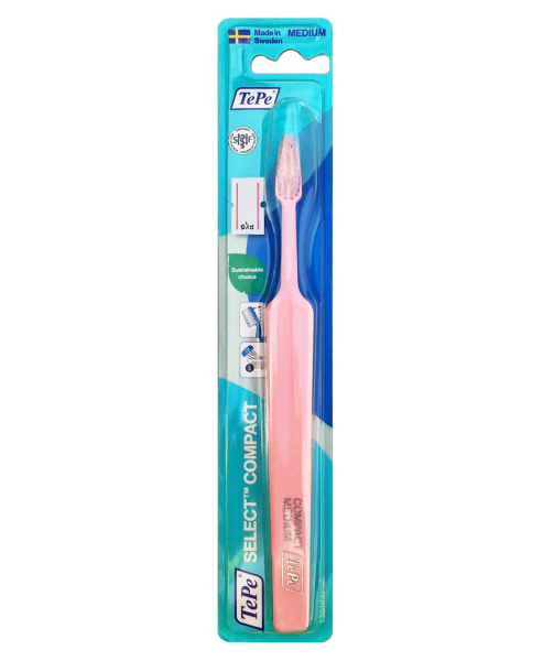 Зубная щетка TePe Select Compact, средняя жесткость