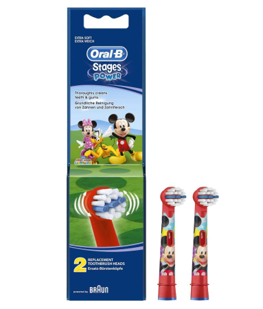 Насадка Oral-B® Stages Power Mickey Mouse, 2 шт
