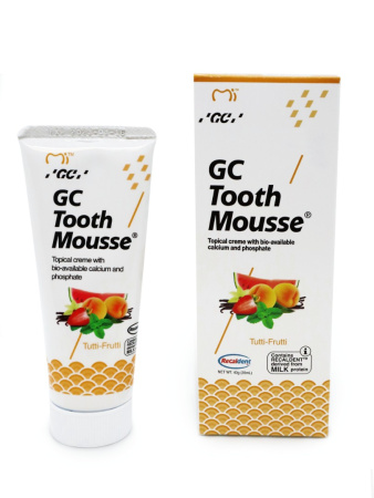 Крем Tooth Mousse реминерализующий фруктовый GC, 35 мл