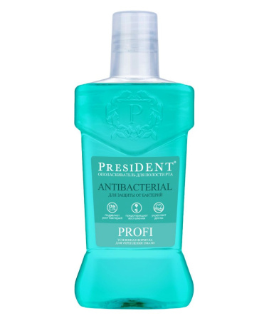 Ополаскиватель для полости рта PROFI Antibacterial от President