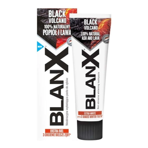 Зубная паста Blanx Black Volcano, 75 мл