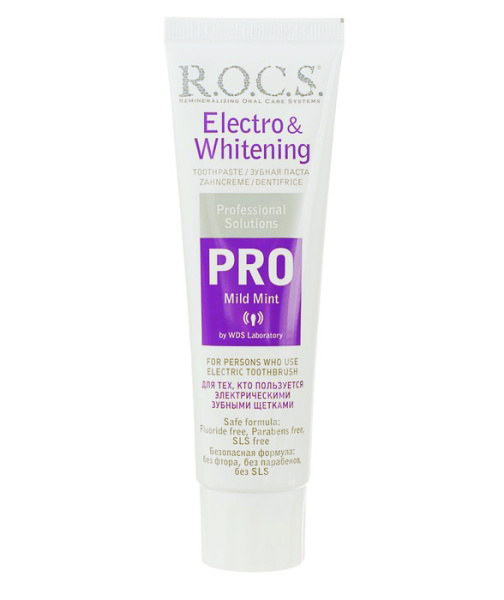 Зубная паста R.O.C.S. PRO ELECTRO & WHITENING