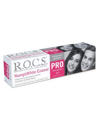 Зубная паста R.O.C.S. PRO Young & White Enamel, 135 г