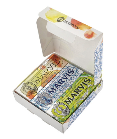 Набор зубных паст Marvis Tea Collection, с чайными вкусами