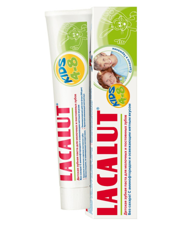 Зубная паста LACALUT Kids 4-8 лет, 50 мл