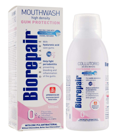 Ополаскиватель Biorepair Mouthwash Gum Protection Антибактериальный