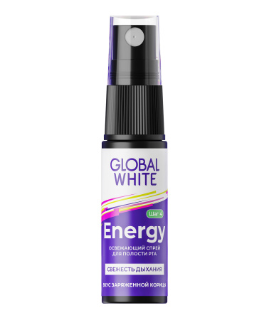Освежающий спрей Global White Energy, 15 мл