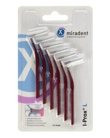 Межзубные ершики Miradent I-Prox L 0.8 / 5 мм, коричневые
