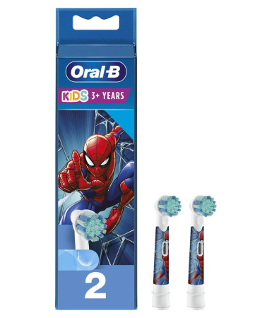 Насадки для зубных щеток ORAL-B Kids EB10S 2K Spiderman, 2 шт